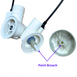PSP0050 Euro-style Cable Drive Trim for Tub Drain